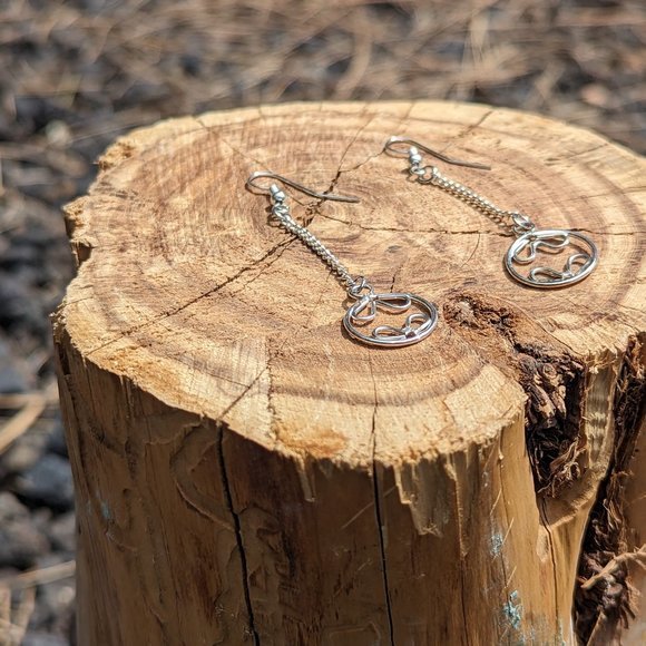 Native American Women's Wire Dangle Earrings Zuni Handmade Jewelry Kallestewa** - Picture 6 of 9